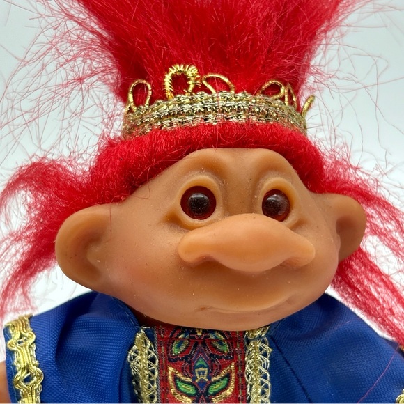 2001 Playmates Troll Company King Azul TT Totally Troll Doll 5” Hidden Message - Picture 3 of 11